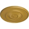 Ekena Millwork Large Floral Ceiling Medallion, Hand-Painted Iridescent Gold, 41 1/8"OD x 2 1/2"P CM41FLIGS - alternate 2